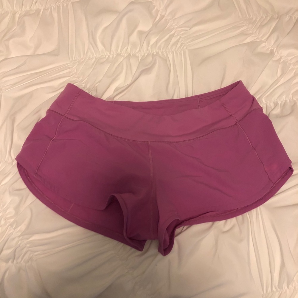 Magenta glow lululemon speed up shorts